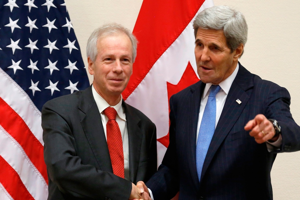 Stephane Dion meets at NATO meeting