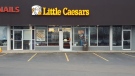 London police are investigating after a break-in at Little Caesars in London, Ont., on Friday, Dec. 4, 2015. (Justin Zadorzky / CTV London)