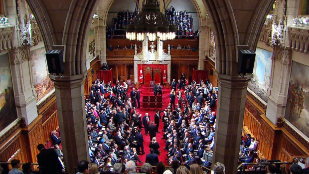 Throne speech in Ottawa