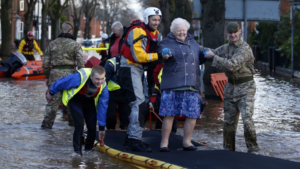 Resident helped after flooding in Carlisle
