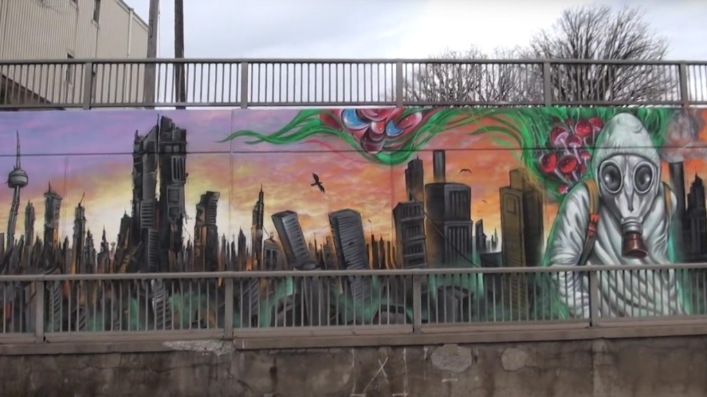 'Scary' Toronto mural