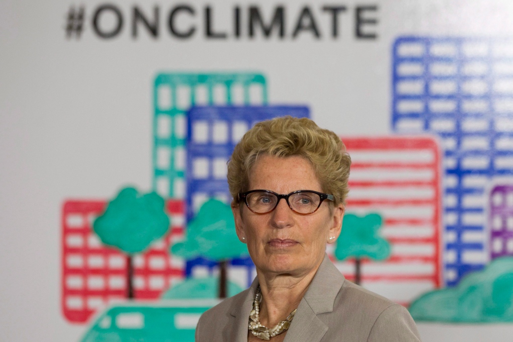 Kathleen Wynne speaks about cap and trade