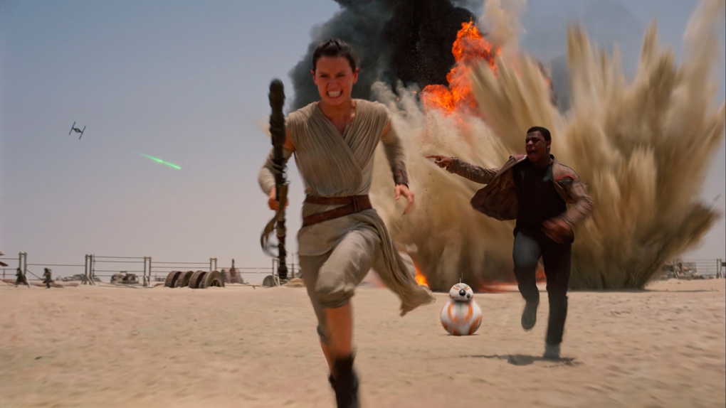 A scene from 'Star Wars: The Force Awakens'