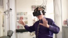 CTV's Eric Longley experiences a new virtual reality booth in Ottawa, Dec. 10, 2015