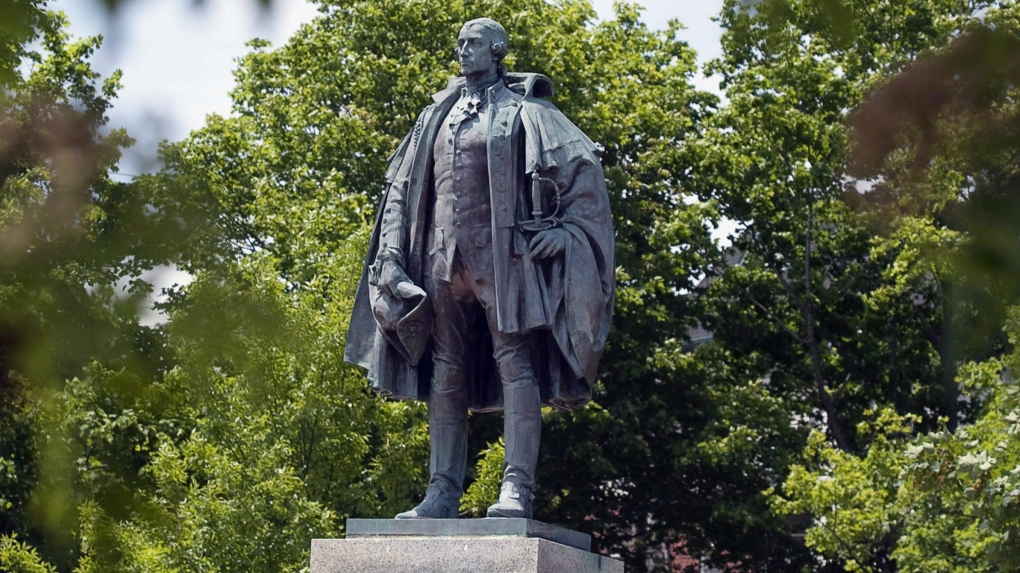 Edward Cornwallis statue in Halifax