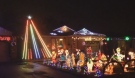 The Christmas display at a home on Mountbatten Place in London, Ont. on Friday, Dec. 11, 2015. (Jim Knight / CTV London)