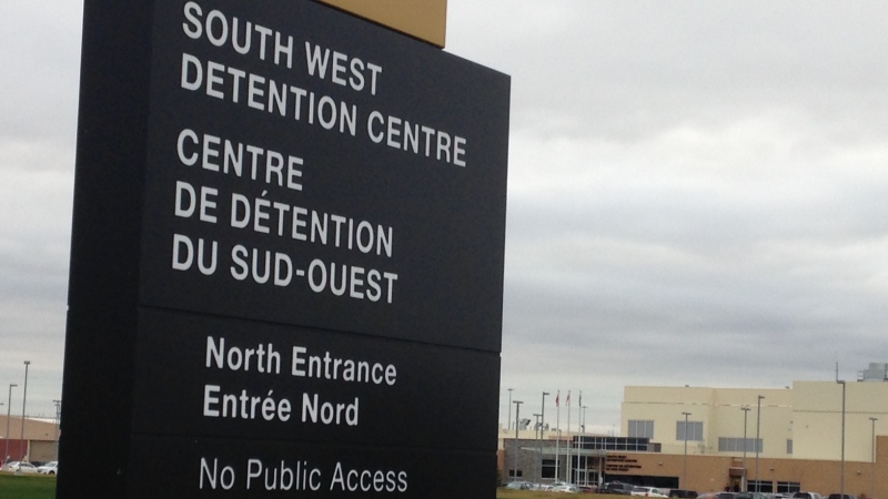 The South West Detention Centre in Windsor, Ont., is shown in this file photo. (Chris Campbell/CTV News Windsor)