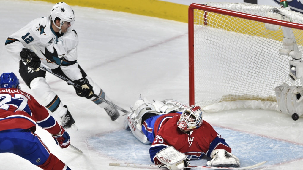 Sharks beat Canadiens to snap losing streak