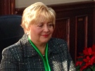 Helga Reidel has been announced as the new CEO of Enwin in Windsor, Ont., on Friday, Dec. 18, 2015. (Rich Garton / CTV Windsor) 
