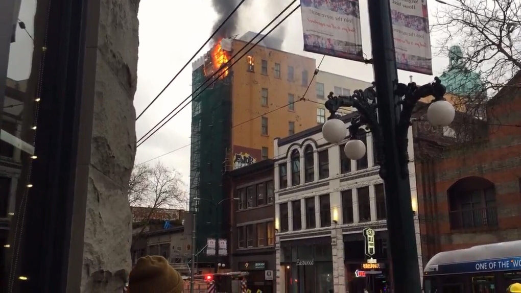 DTES fire
