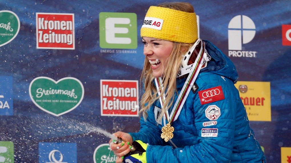 Limbacher wins thrilling ski cross World Cup race | CTV News