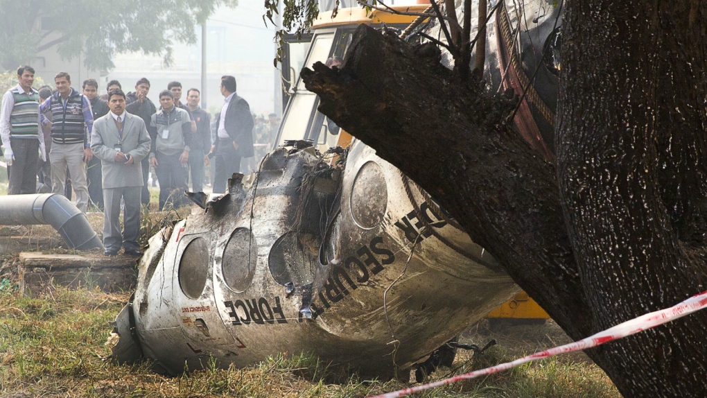 Plane crash in New Delhi