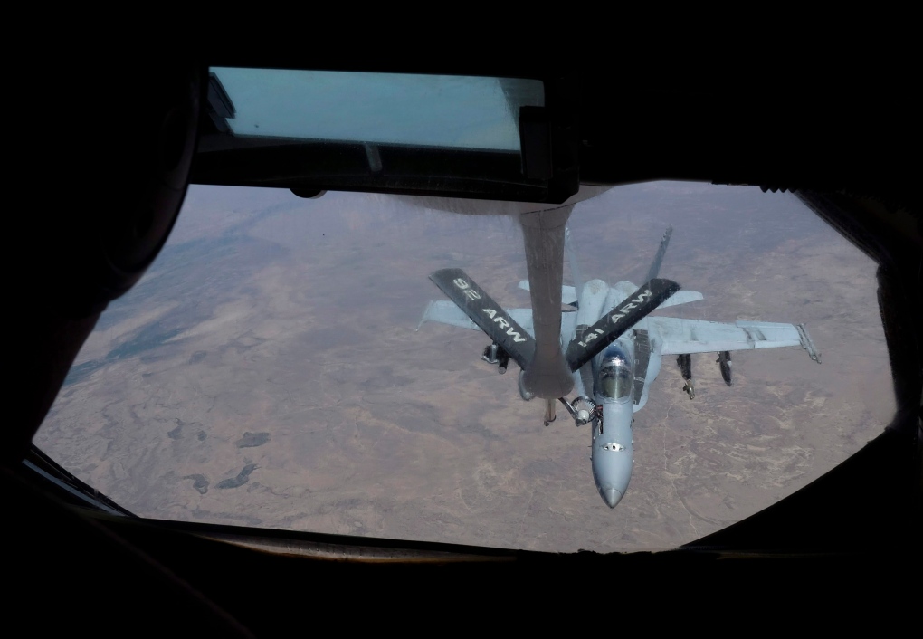 U.S. fighter jet over Iraq