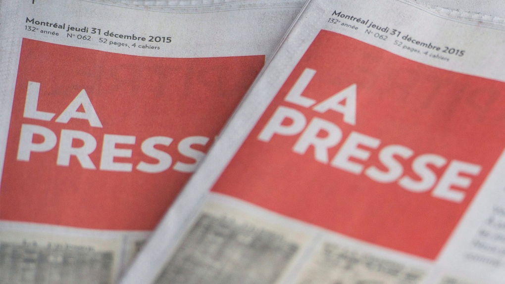The final weekday version of La Presse was in 2015. The final print newsaper 