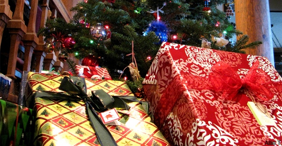 Presents under Christmas tree. (Allie T.)