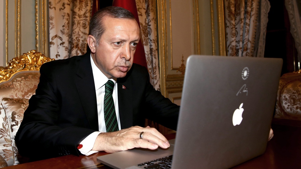 Turkey's President Recep Tayyip Erdoga