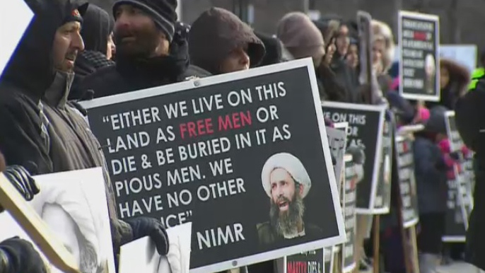 Torontonians protest execution of Shiite cleric