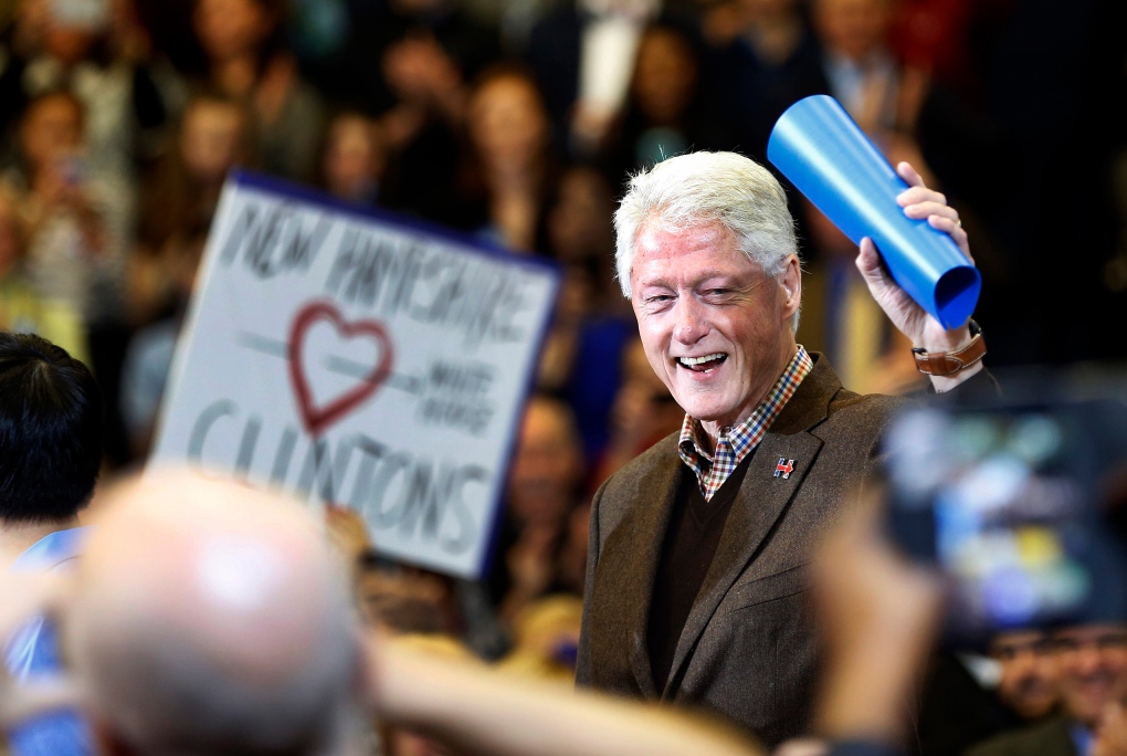 Bill Clinton campaigns for Hillary 