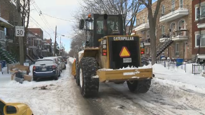 Montreal snow plow