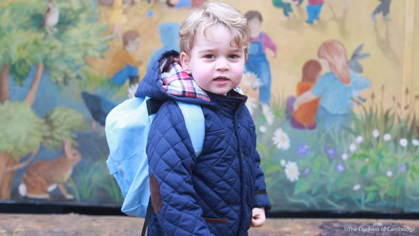 Prince George starts nursery school