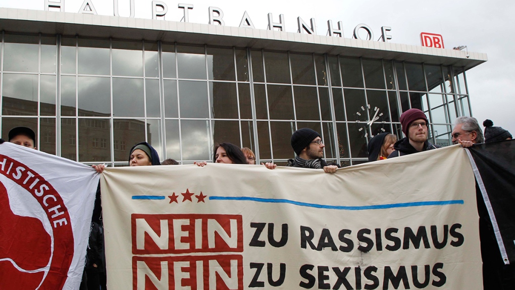 Protest against sexual assaults in Germany