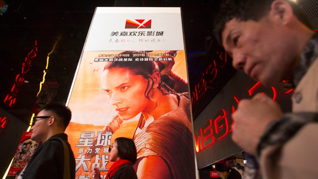 Star Wars opens in China