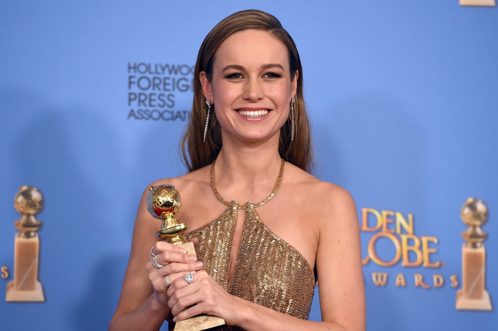 Brie Larson wins the Golden Globe for best actress in a motion picture  drama for 'Room' | CTV News