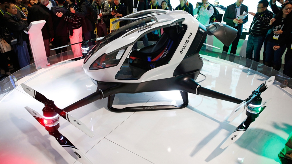 EHang 184 autonomous aerial vehicle