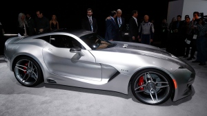 The VLF Force 1 debuts at the North American International Auto Show in Detroit, Tuesday, Jan. 12, 2016. (AP / Paul Sancya)
