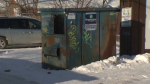 Jean-Micheal Morrissette, 13, was found inside this trash bin near Parr Street and Flora Avenue on Jan. 7, 2016. 