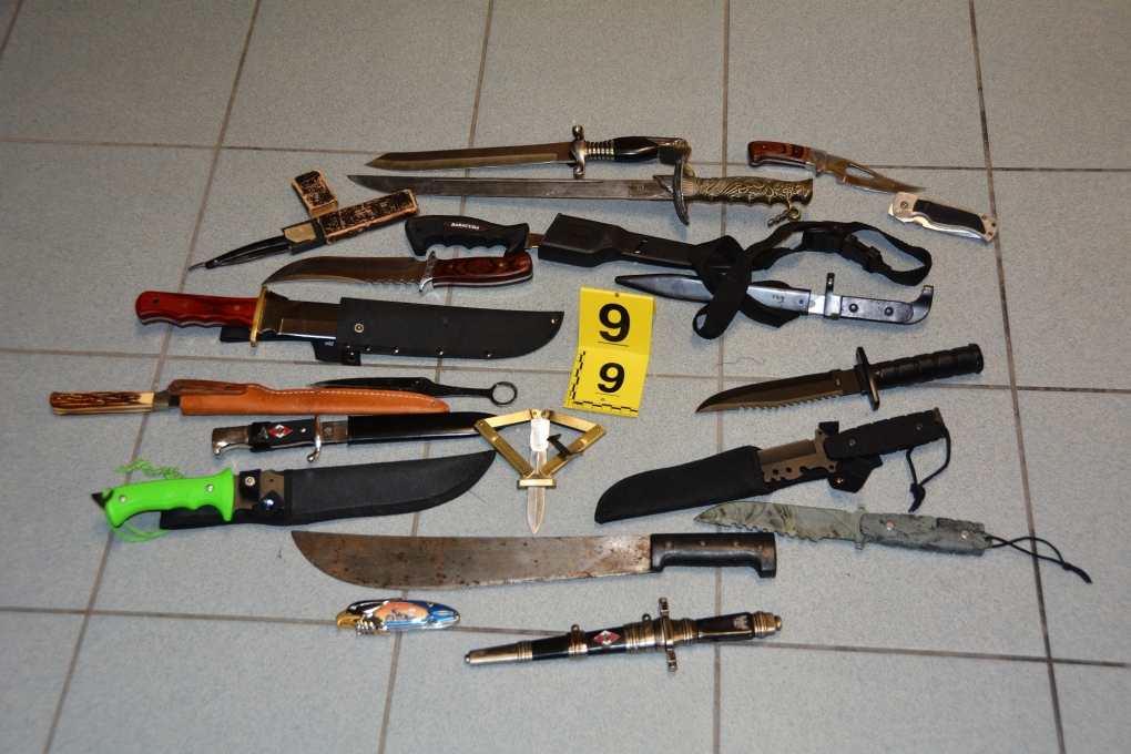 Knives seized