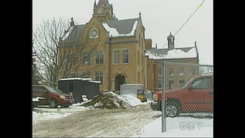 Renovation work continues at the London Normal School in London, Ont. on Thursday, Jan. 14, 2016. (Daryl Newcombe / CTV London)