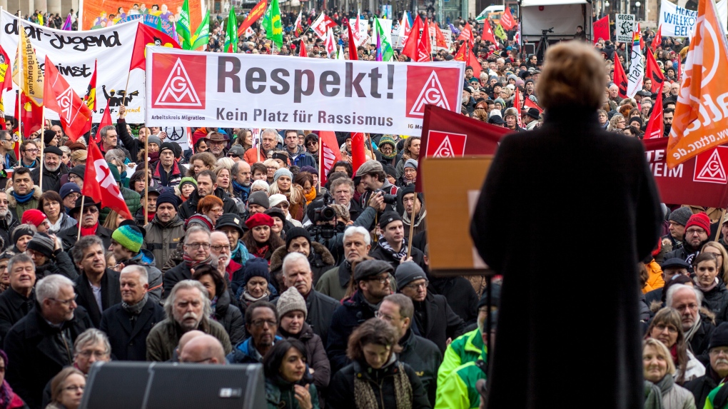 Stuttgart, Germany protest