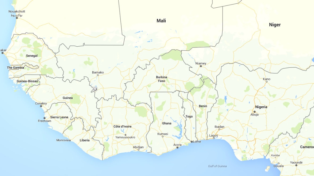 Map of Burkina Faso location
