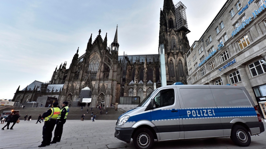 Police patrol in Cologne, Germany