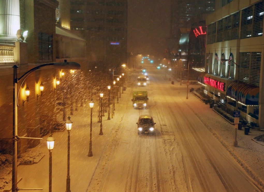Snowstorm in Atlantic City