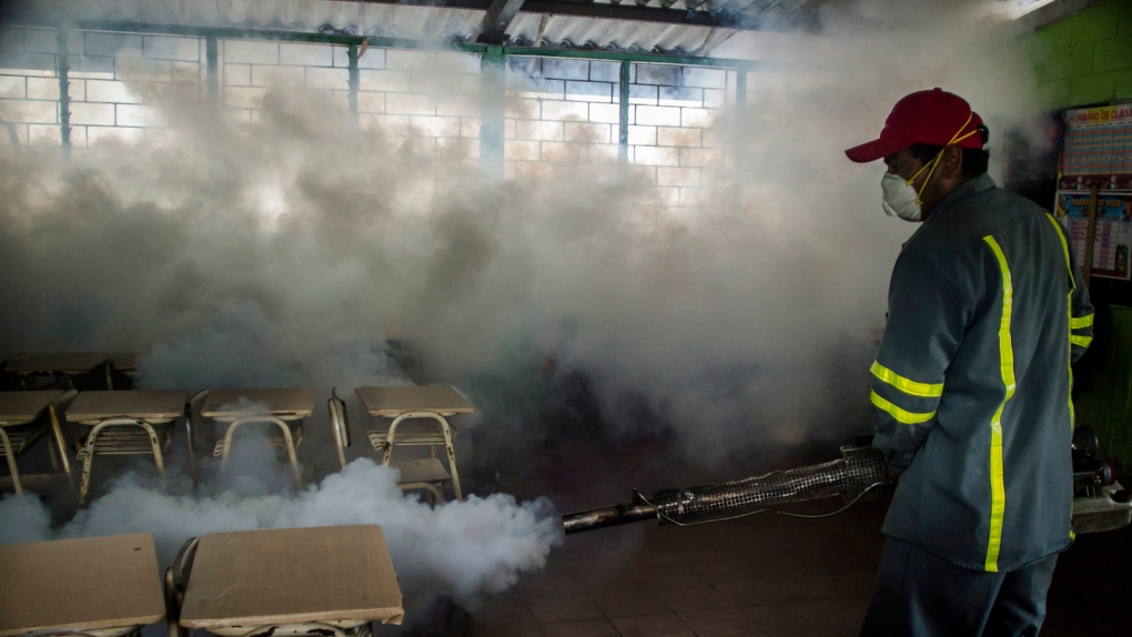 Fumigation to kill Zika-bearing mosquitoes
