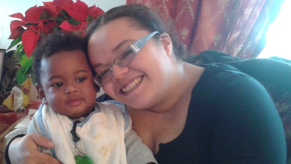 Nayla Michaela Gomez and her son