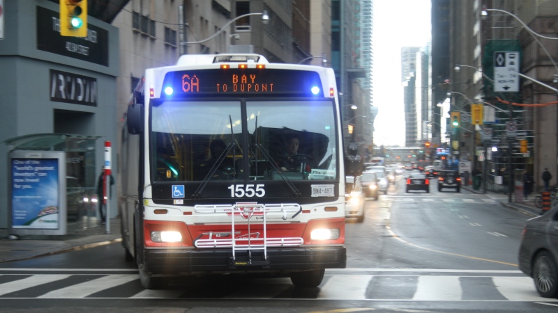 A TTC bus is shown in this file photo. (Chris Fox/CP24.com)