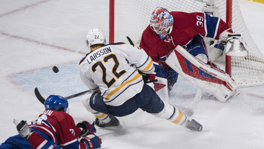 Montreal Canadiens blow lead to lose to Sabres