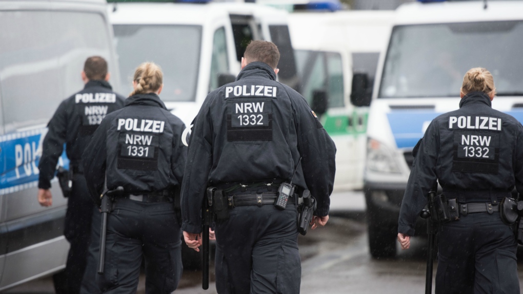 German police conduct raids