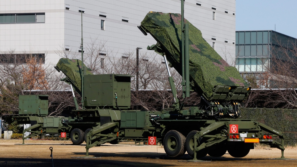 PAC-3 Patriot missile unit deployed in Tokyo