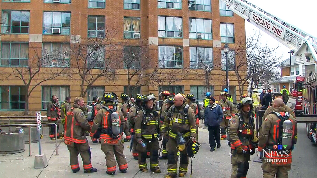 Fire at TCHC building