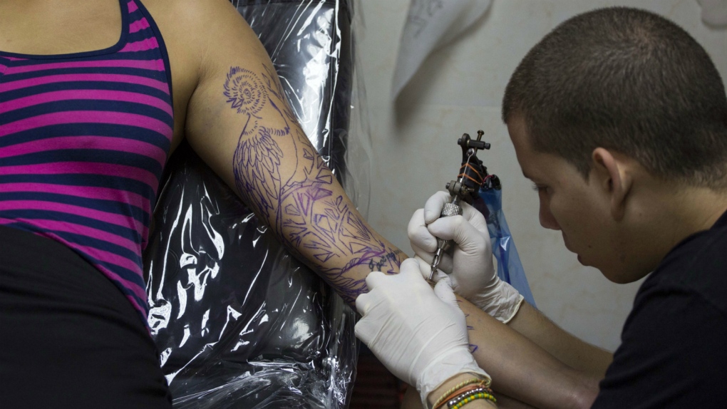 Tattoos on the rise in Cuba