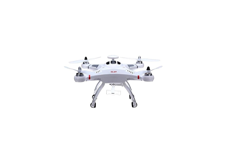 A similar white Quanum Nova FPV quadcopter drone is pictured. (Source: Amazon.ca)