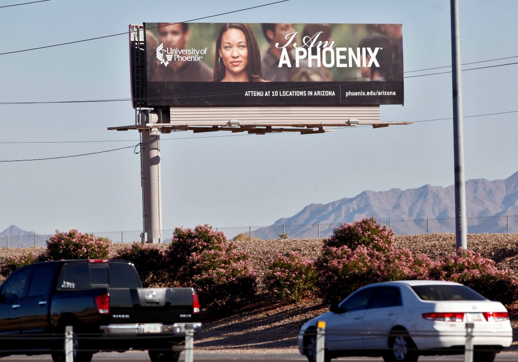 University of Phoenix billboard