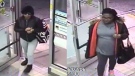 Two women sought in connection with a theft at Shoppers Drug Mart on Saturday, Feb. 6, 2016 are seen in this image released by LaSalle police.