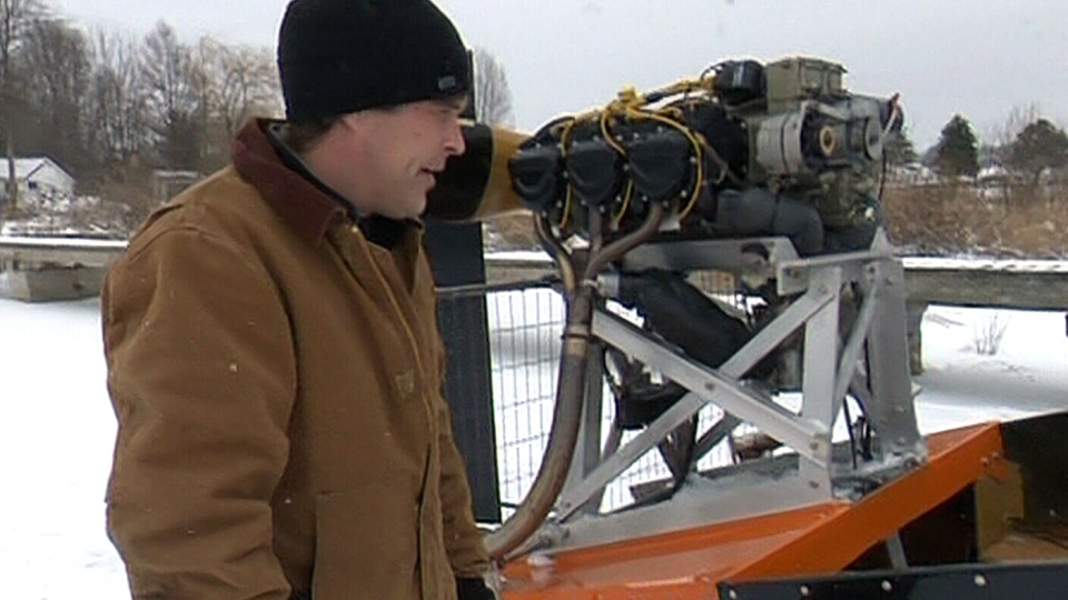 Ice rescue effort on Georgian Bay