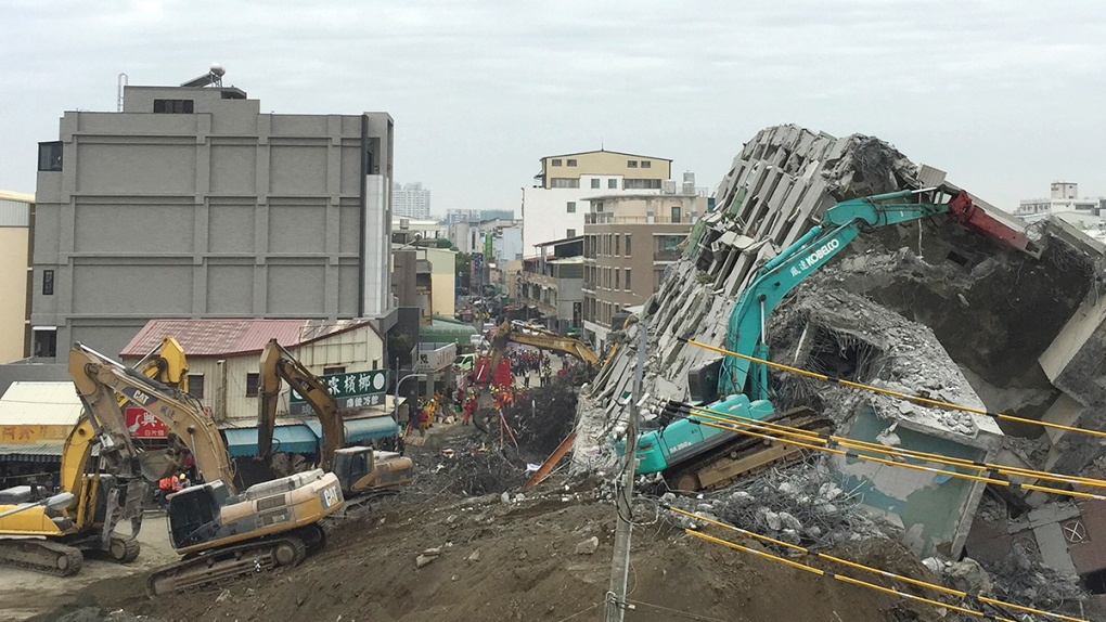 Taiwan building collapse