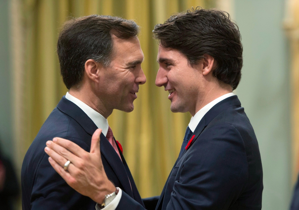 PM Trudeau and Finance Minister Morneau